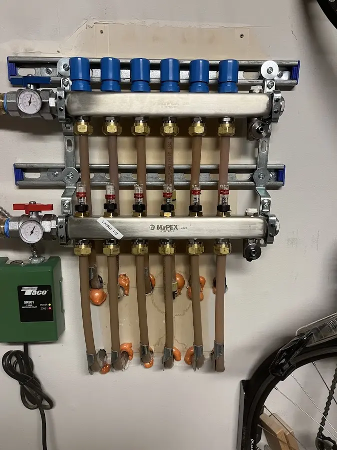 Plumber performing Leak Detection at a residential property in Sheridan